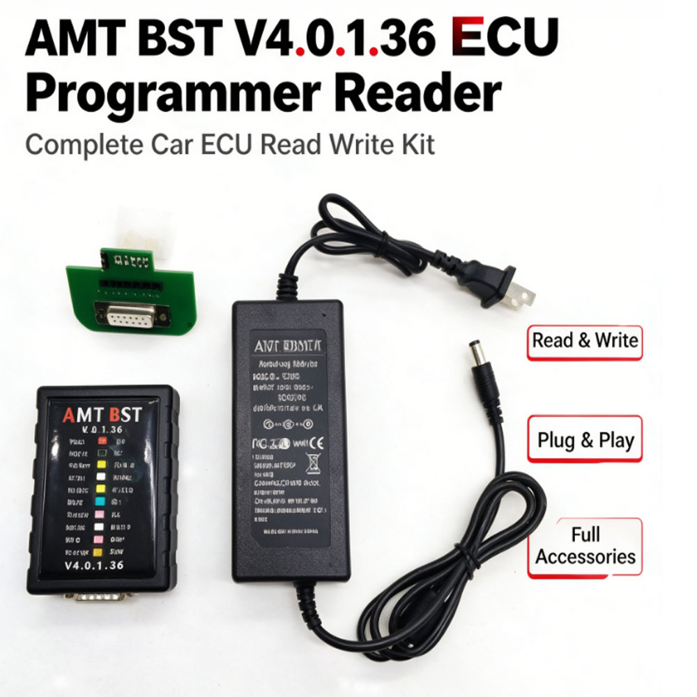 Ecu Reader Bench Tool - Программатор-считыватель ЭБУ AMT BST V4.0.1.34, универсальный