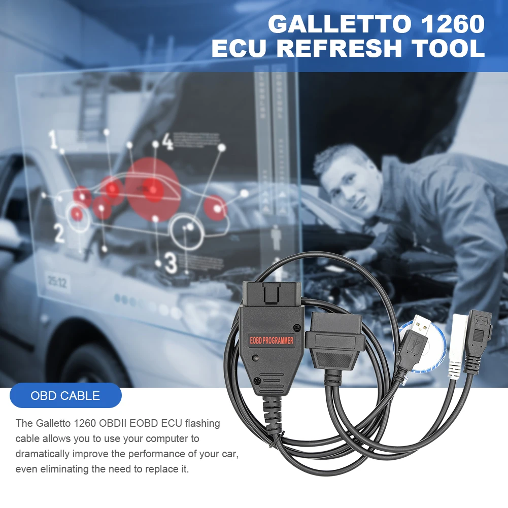 Galletto 1260 Инструмент для н – обзор и цена Ecu Chip Tuning Tool Obd