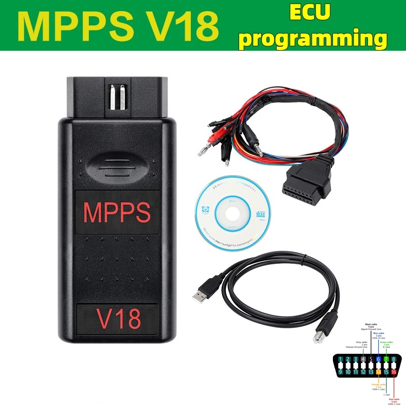 MPPS V18 OBD2 CAN Flasher для  – обзор и цена Ecu Flasher Mpps V18